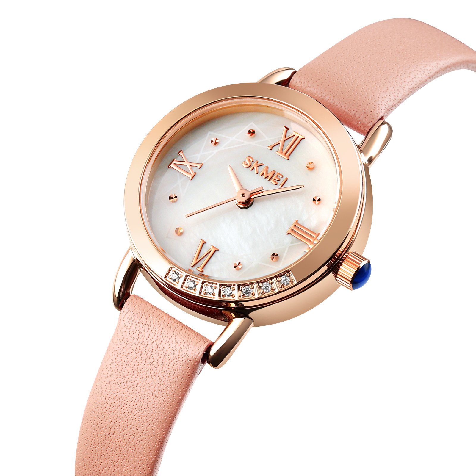 SKMEI 1769 Branded Wrist Watch For Women Pink Color